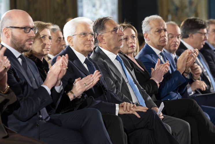 Il Presidente Sergio Mattarella in occasione della celebrazione del Giorno della Memoria