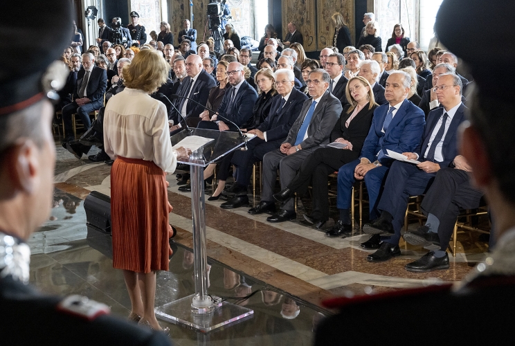 Il Presidente Sergio Mattarella in occasione della celebrazione del Giorno della Memoria