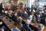 Il Presidente della Repubblica alla cerimonia di insediamento del nuovo Presidente del Consiglio di Stato, Luigi Maruotti, e di presentazione della relazione sulla attività della giustizia amministrativa