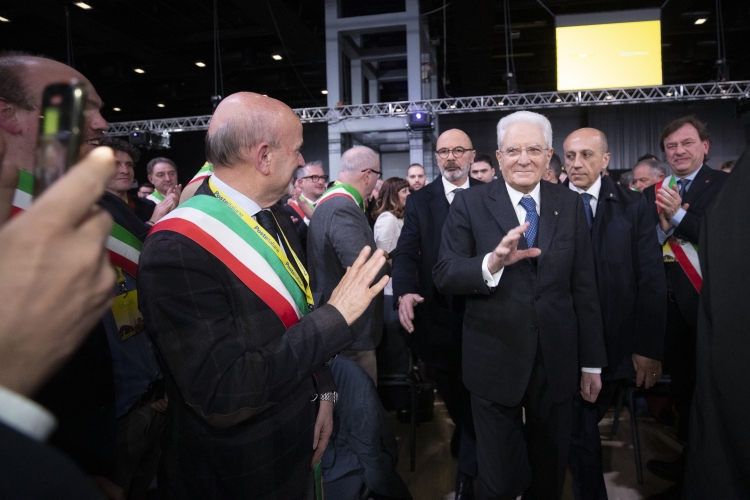 Il Presidente della Repubblica Sergio Mattarella al Progetto di Poste Italiane “Polis”

