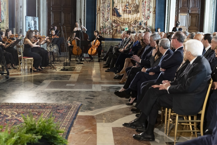 Il Presidente della Repubblica Sergio Mattarella e la Sig.ra Laura in occasione della celebrazione del “Giorno del Ricordo”
