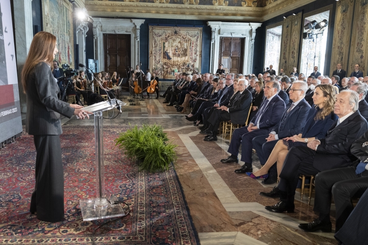 Il Presidente della Repubblica Sergio Mattarella e la Sig.ra Laura in occasione della celebrazione del “Giorno del Ricordo”
