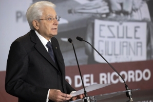 Il Presidente della Repubblica Sergio Mattarella in occasione della celebrazione del “Giorno del Ricordo”