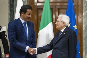 Il Presidente Mattarella incontra S.A. lo Sceicco Tamim bin Hamad Al-Thani, Emiro dello Stato del Qatar