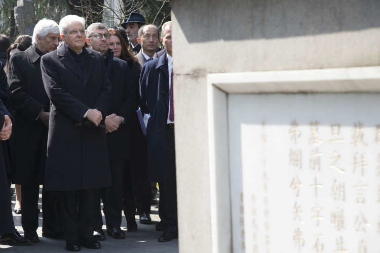 Il Presidente Sergio Mattarella visita il Memoriale di Xu Guangqi 