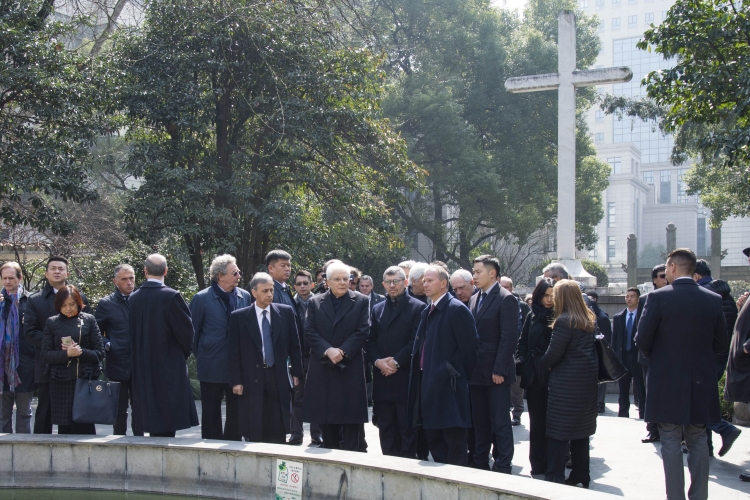 Il Presidente Sergio Mattarella visita il Memoriale di Xu Guangqi 