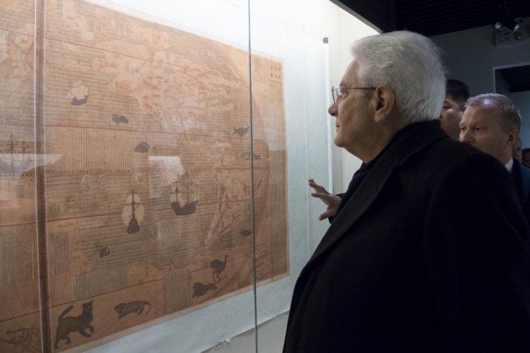 Il Presidente Sergio Mattarella visita il Memoriale di Xu Guangqi 
