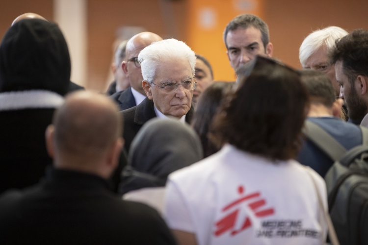 Il Presidente della Repubblica Sergio Mattarella a Crotone
