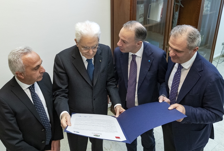 Il Presidente della Repubblica Sergio Mattarella alla cerimonia d'inaugurazione dell'anno accademico 2022/2023 dell'Università degli Studi della Basilicata, 40° dalla sua fondazione