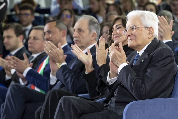 Il Presidente della Repubblica Sergio Mattarella alla cerimonia d'inaugurazione dell'anno accademico 2022/2023 dell'Università degli Studi della Basilicata, 40° dalla sua fondazione
