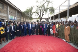 Il Presidente della Repubblica Sergio Mattarella al Centro di Formazione professionale San Kizito di Nairobi

