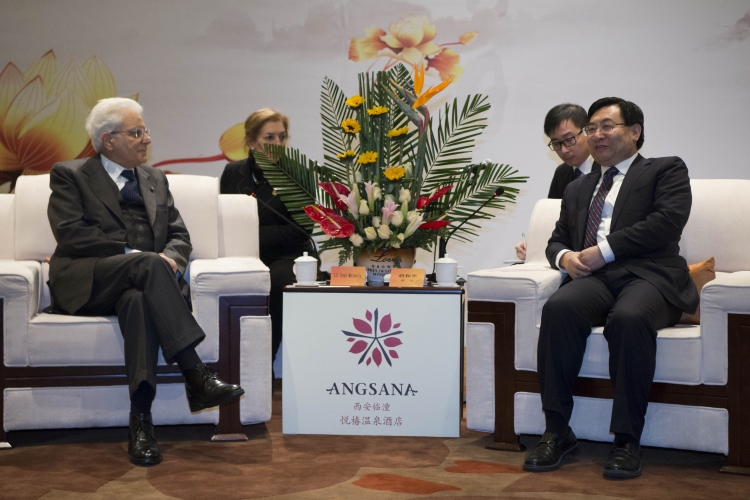 Il Presidente Sergio Mattarella incontra Hu Heping, Governatore della Provincia dello Shaanxi