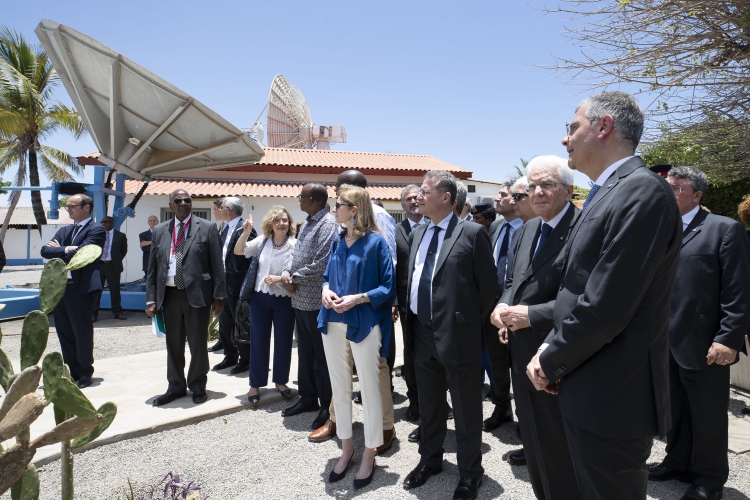 Il Presidente della Repubblica Sergio Mattarella e la Sig.ra Laura visitano il Centro Spaziale “Luigi Broglio”,a Malindi
