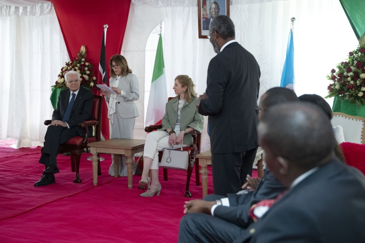 Il Presidente della Repubblica Sergio Mattarella e la Sig.ra Laura all’Università di Nairobi
