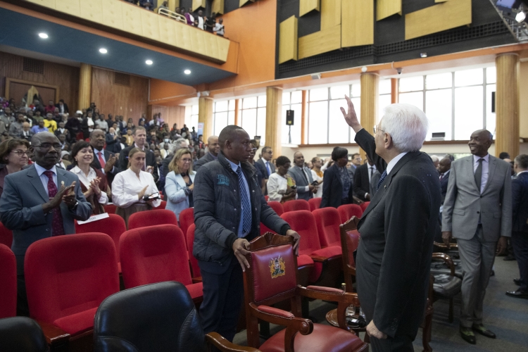 Il Presidente della Repubblica Sergio Mattarella all’Università di Nairobi
