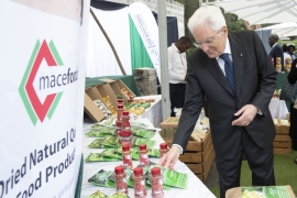 Il Presidente della Repubblica Sergio Mattarella all’E4Impact Accelerator a Nairobi

