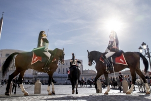 Cambio della Guardia solenne dei Corazzieri