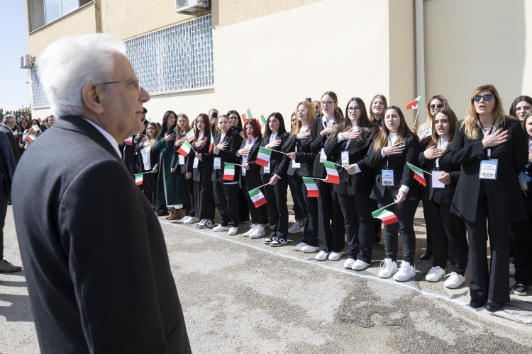 Il Presidente della Repubblica Sergio Mattarella all'Istituto Tecnico Guido Carli di Casal di Principe, in occasione della Giornata nazionale della memoria e dell'impegno in ricordo delle vittime delle mafie
