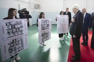 il Presidente Mattarella all’Istituto Tecnico “Guido Carli” di Casal di Principe