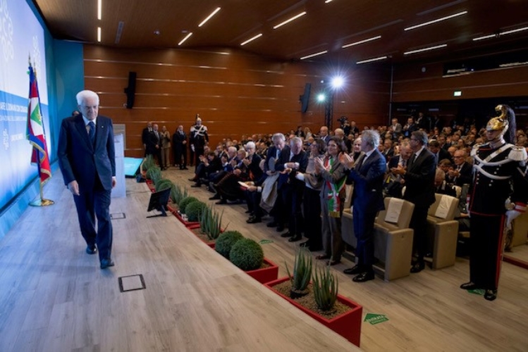 Il Presidente della Repubblica Sergio Mattarella in occasione della conferenza nazionale delle Camere di commercio dal titolo “Progettare il domani con coraggio”