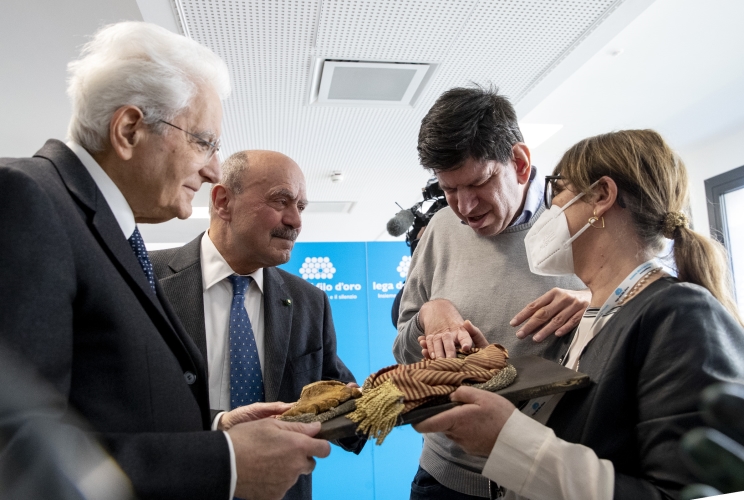 Il Presidente della Repubblica Sergio Mattarella all’inaugurazione del nuovo centro nazionale della Lega del Filo d’Oro 