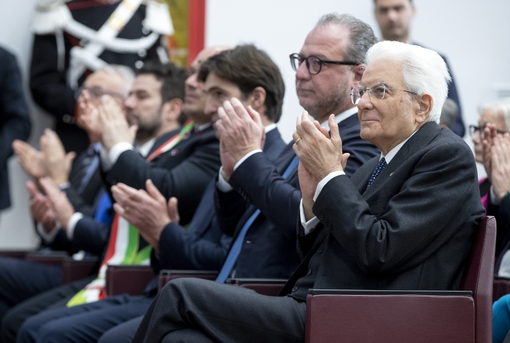 Il Presidente della Repubblica Sergio Mattarella all’inaugurazione del nuovo centro nazionale della Lega del Filo d’Oro 