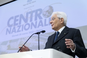 Il Presidente della Repubblica Sergio Mattarella all’inaugurazione del nuovo centro nazionale della Lega del Filo d’Oro 