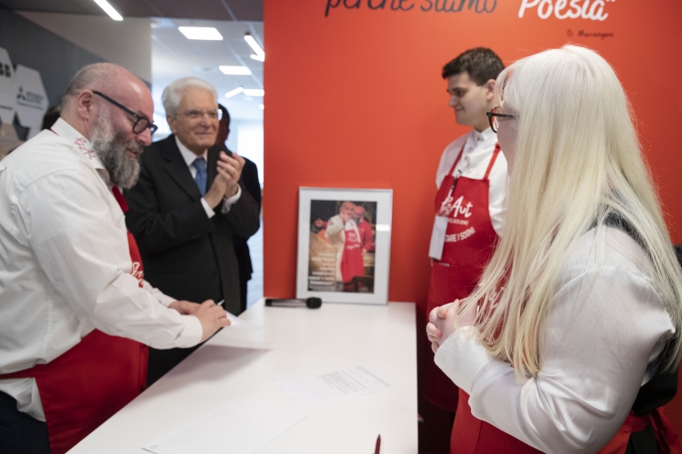 Il Presidente della Repubblica Sergio Mattarella a Monza al nuovo ristorante “PizzAut”, in occasione della Giornata mondiale per la consapevolezza sull’autismo
