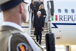 Arrivo del Presidente Mattarella a Varsavia