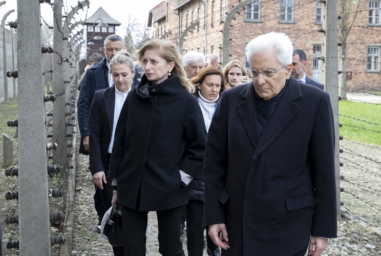  Il Presidente della Repubblica Sergio Mattarella visita il Museo di Auschwitz - Birkenau