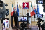 Conferenza stampa dei Presidenti della Repubblica Slovacca e Italiana