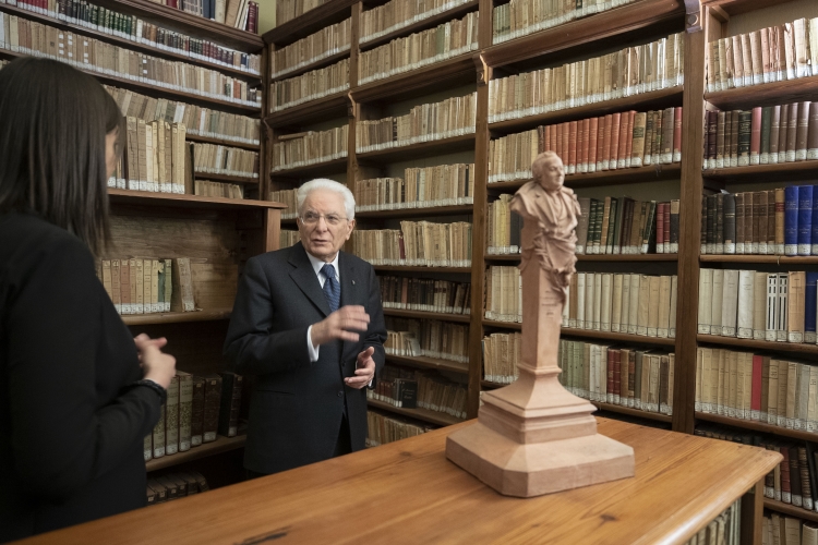 Il Presidente Sergio Mattarella a Cuneo visita il Museo Casa Galimberti, in occasione del 78° anniversario della Liberazione
