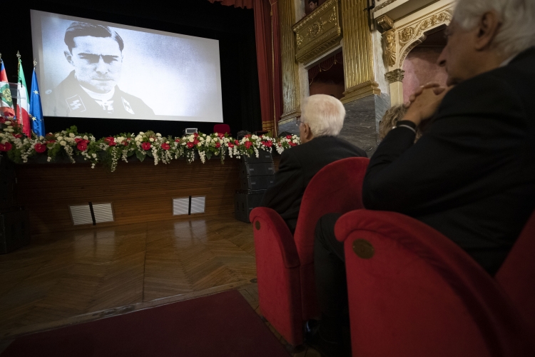 Il Presidente Sergio Mattarella al Teatro Toselli in occasione del 78° anniversario della Liberazione
