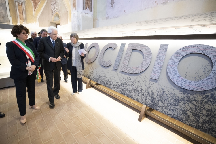 Il Presidente Sergio Mattarella a Borgo San Dalmazzo visita il Museo Memo4345 in occasione del 78° anniversario della Liberazione
