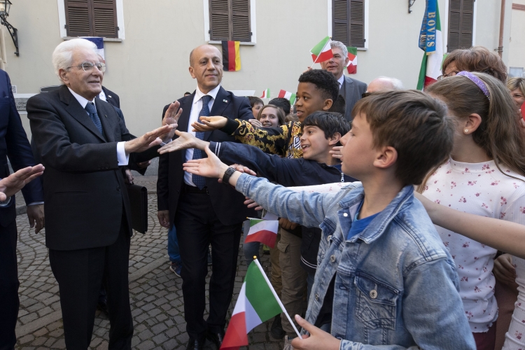 Il Presidente Sergio Mattarella a Boves in occasione del 78° anniversario della Liberazione
