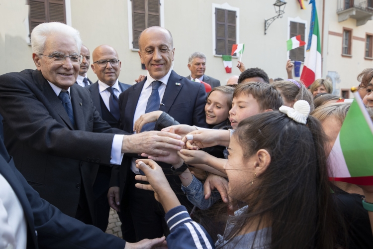 Il Presidente Sergio Mattarella a Boves in occasione del 78° anniversario della Liberazione
