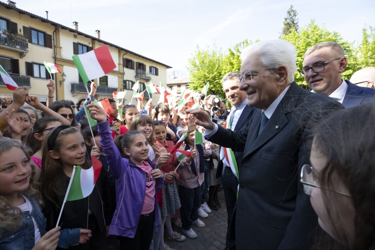 Il Presidente Sergio Mattarella a Boves in occasione del 78° anniversario della Liberazione
