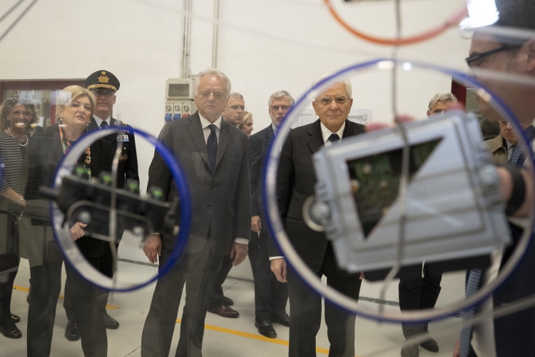 Il Presidente della Repubblica Sergio Mattarella  visita lo stabilimento Landi Renzo/AEB S.p.A. di Corte Tegge di Cavriago,in occasione della celebrazione della “Festa del Lavoro”
