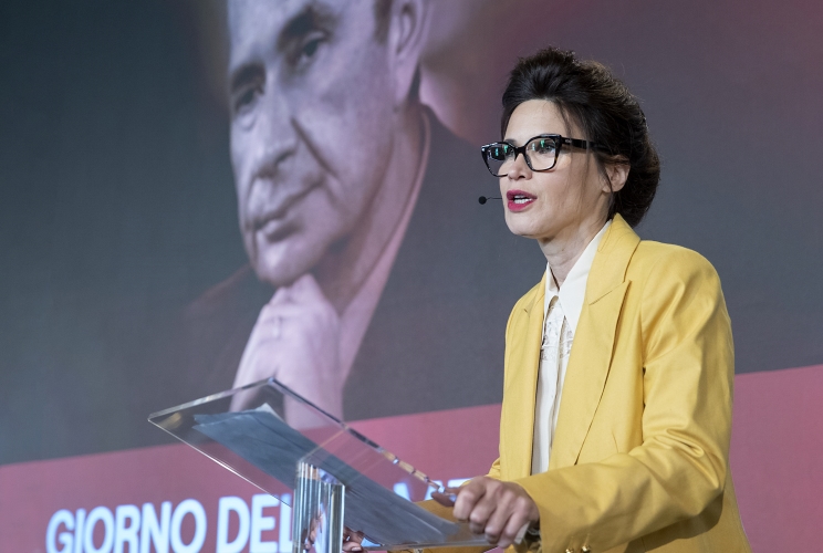 La conduttrice Valentina Cervi