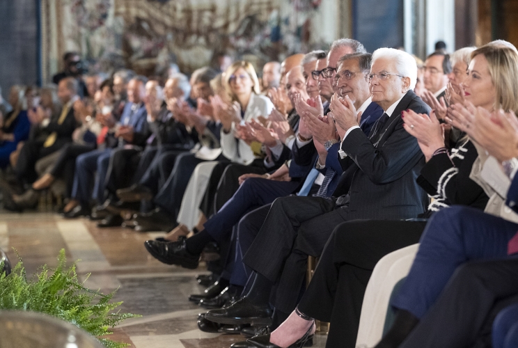 Il Presidente Sergio Mattarella  in occasione della celebrazione del “Giorno della Memoria dedicato alle vittime del terrorismo”