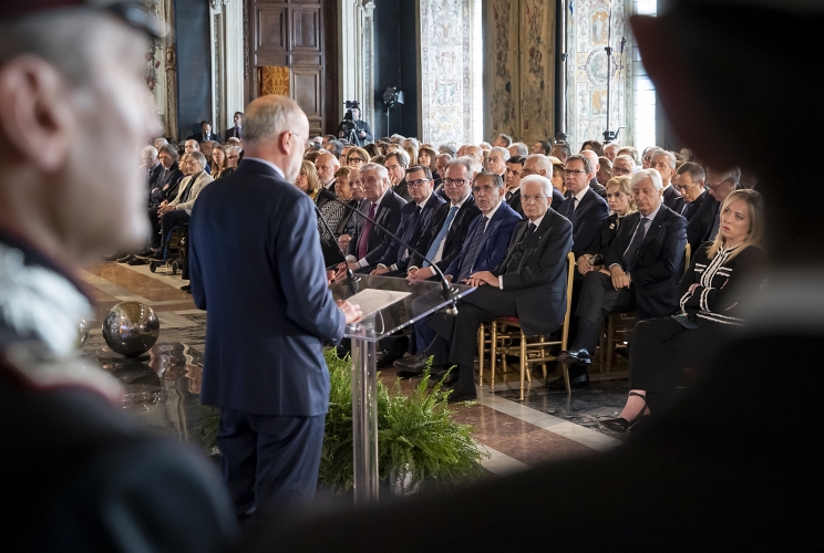 Il Prof. Guido Formigoni, nel corso del suo intervento