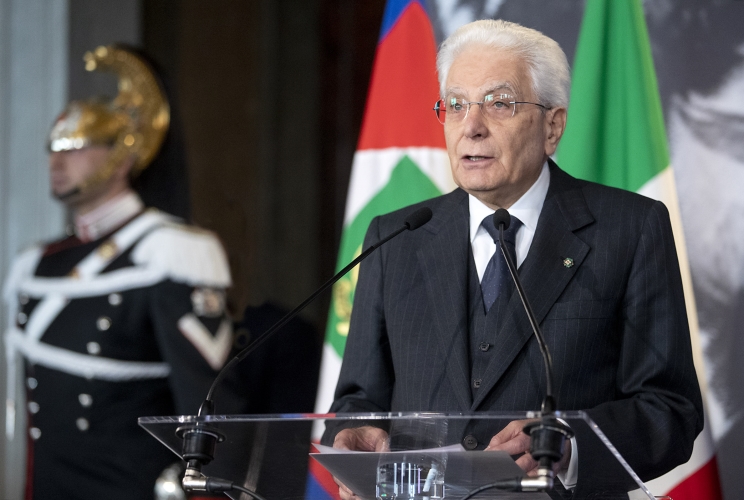 Il Presidente Sergio Mattarella  in occasione della celebrazione del “Giorno della Memoria dedicato alle vittime del terrorismo”
