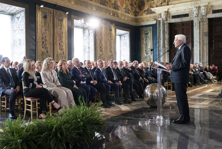 Il Presidente Sergio Mattarella  in occasione della celebrazione del “Giorno della Memoria dedicato alle vittime del terrorismo”