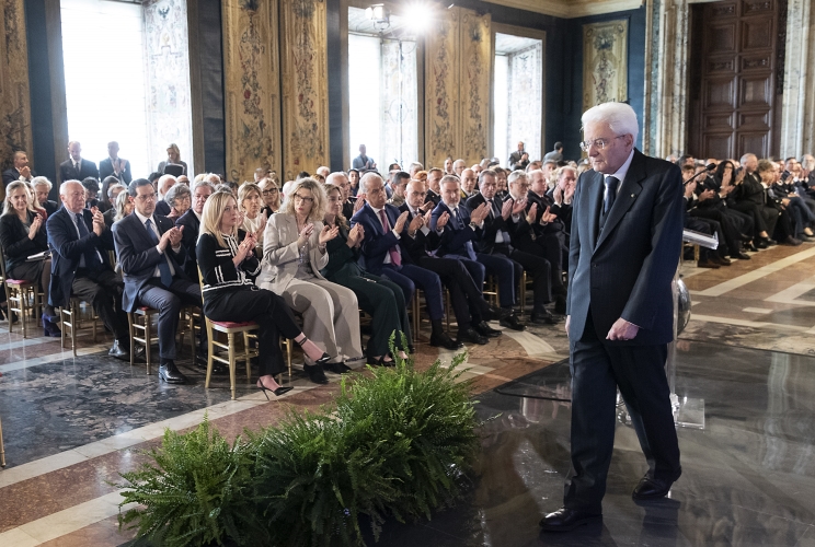 Il Presidente Sergio Mattarella  in occasione della celebrazione del “Giorno della Memoria dedicato alle vittime del terrorismo”