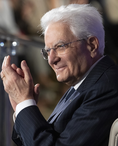 Il Presidente Sergio Mattarella in occasione della cerimonia di presentazione dei candidati ai Premi “David di Donatello” per l’anno 2023