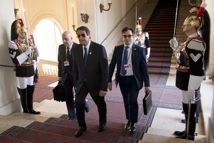 Il Presidente della Repubblica di Cipro Nikos Anastasiades al Quirinale