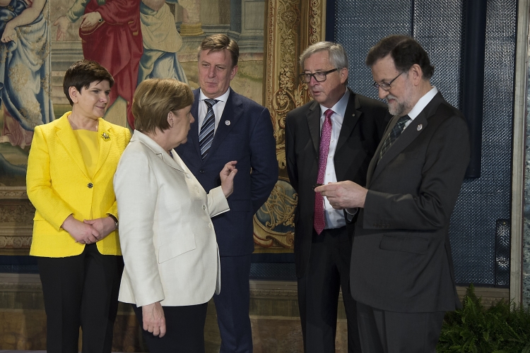 I Capi di Stato e di Governo dell'Unione Europea e i Vertici delle istituzioni europee al Quirinale
