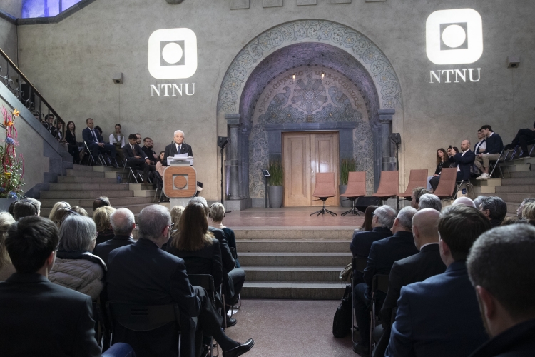 Il Presidente della Repubblica Sergio Mattarella al Politecnico di Trondheim
