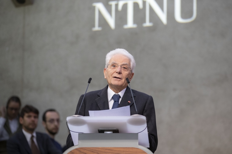 Il Presidente della Repubblica Sergio Mattarella al Politecnico di Trondheim
