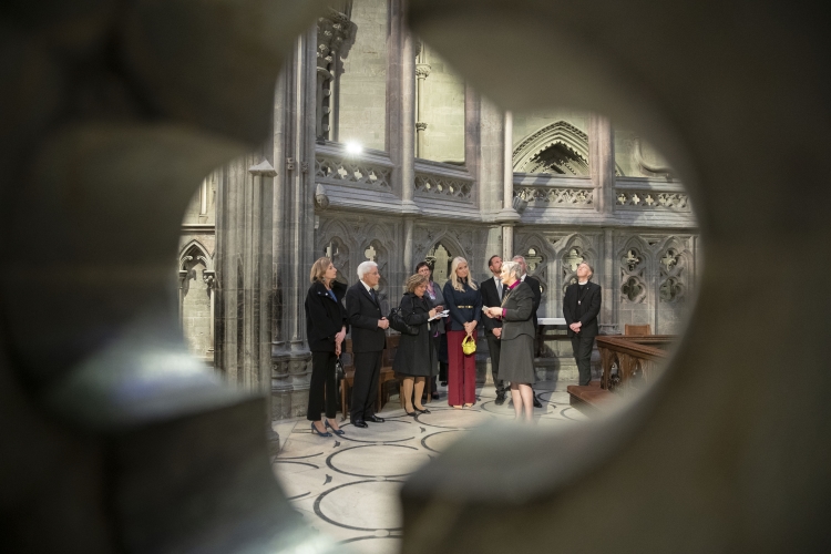 Il Presidente della Repubblica Sergio Mattarella e la Sig.ra Laura con Sua Altezza Reale il Principe Ereditario del Regno di Norvegia,Magnus Haakon e la Principessa Ereditaria del Regno di Norvegia